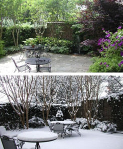 Сад зимой и летом